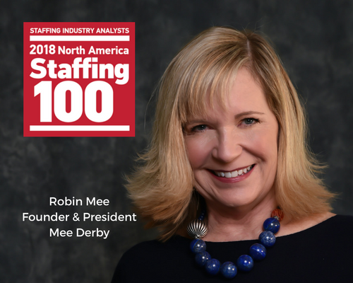 Robin Mee SIA Staffing 100 2018